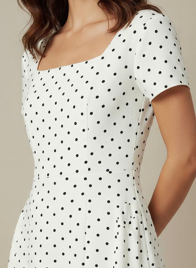 تواكستريمز فستان - بطبعات منقطة - Image 4